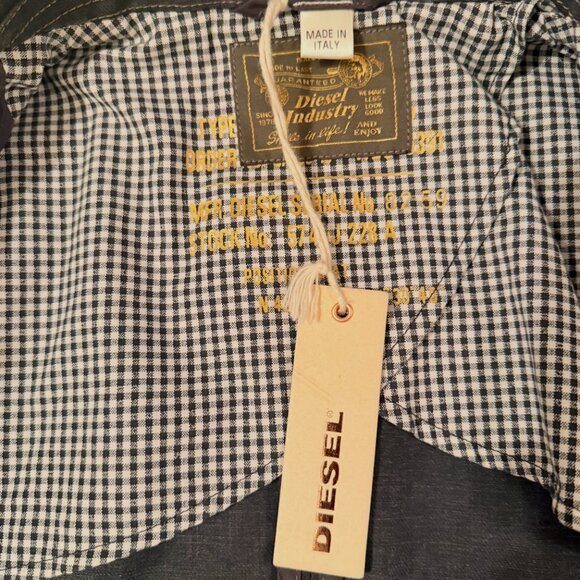 New Diesel Meezer Giacca Mens Sample Jacket - Picture 4 of 7